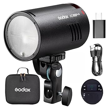 【中古】(未当て嵌める品)Godox AD100PROII 100Ws閃光電球閃光電球 100Ws 高速道路同期調整 TTL ラウンドヘッドモノライト TTL 1／8000秒 HSS 0.01?1.5秒の再利用ひと休み