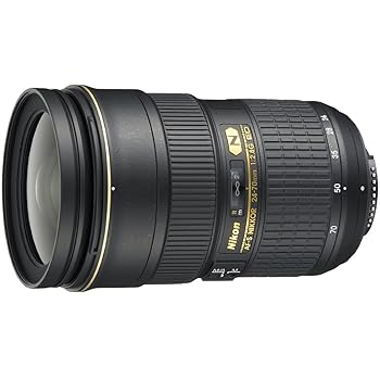 【中古】(未当てはめる品)Nikon 判定基準望遠レンズ AF-S NIKKOR 24-70粍 f／2.8G ED フルサイズ相応う