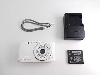 【中古】(未当て嵌める品)パナソニック デジタル写真機 ルミックス S2 光学4倍 白いこと DMC-S2-W