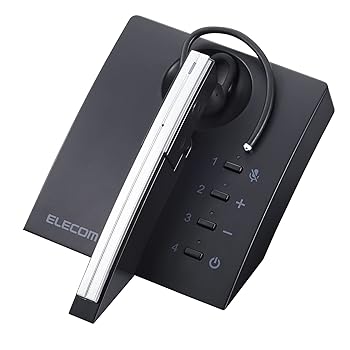 【中古】(非常に良い)エレコム Bluetooth片耳ヘッドセット 充電ドック付 ノイズキャンセル対応 LBT-HSC50PCSV|COCOHOUSE