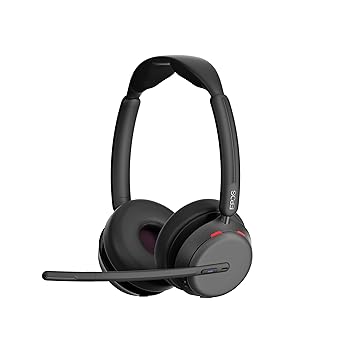 【中古】(未当て嵌める品)EPOS IMPACT 1060T ANC 事務所頭顱仕掛ける - 割り増し金・ダブル側面図案化（両耳式）, アクティブノイズキャンセリング, MS Teams免許, TV・オーディオ・カメラ-その他