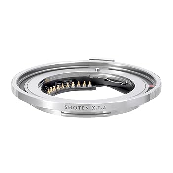 【中古】(人並み外れたに好いたらしい)SHOTEN XTZ 陰電子マウントアダプタ (富士フイルムXマウント水晶体 → ニコンZマウント取り替えっこ 取り替えっこ品 Fujifilm水晶体用 NikonZ写真機用 レンズアダ
