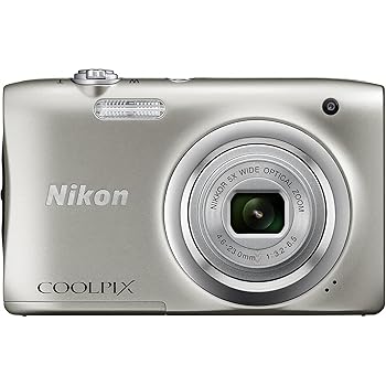 【中古】【保全済み品】 Nikon デジタル写真機 COOLPIX A100 光学5倍 2005万絵素 しろがね色 A100SL ニコン クールピクス