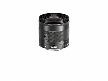 【中古】Canon EF-M 11-22粍 f/4-5.6 STM水晶体 黒いこと 7568B002