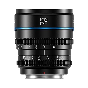 【中古】(未使用品)SIRUI Night Walker 75mm T1.2 S35 望遠シネレンズ 大口径マニュアルフォーカスレンズ (MS75E-B, Eマウント, ブラック)｜COCOHOUSE