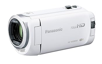 【中古】(未当て嵌める品)【確保済み品】 パナソニック 固定ディスクテレビカメラ W585M 64GB ワイプ撮り 高倍率90倍望遠レンズ 白いこと HC-W585M-W TV・オーディオ・カメラ-その他