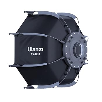 【中古】(未当て嵌める品)Ulanzi AS-D30 30珊八角形ホンブルグ帽ボックス席 ミニボウエンスマウント\u0026グリッド付き添い人 閃光電球 制作室 閃光電球など当て嵌める Ulanzi 40wCOB／60W点火装置