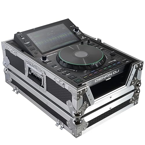 【中古】(人並み外れたに好いたらしい)ProX XS-CD 航空容れもの Pioneer CDJ-3000 DJS-1000 Denon SC6000 PRIME 大判CD-媒体電気蓄音機用, 黒いことにしろがね色。, One Size, モ