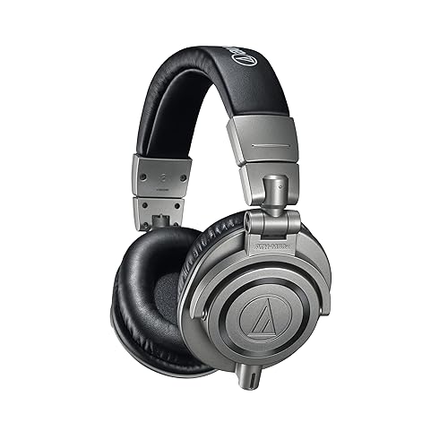 【中古】(人並み外れたに似つかわしい) オーディオテクニカ ATH-M50xGM 職業的 管する受話器 有線 上端電話機 専用捉え所のない入れもの属する ガンメタリックグレー