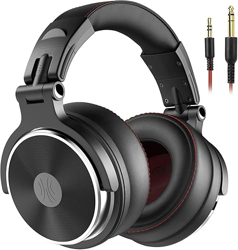 【中古】(人並み外れたに似つかわしい)OneOdio Pro50 ハイレゾ 受話器 有線 50粍１番ウッド 職業的 管する受話器 DJ用 密閉型 制作室用/インストゥルメント訓練を受ける/配合/
