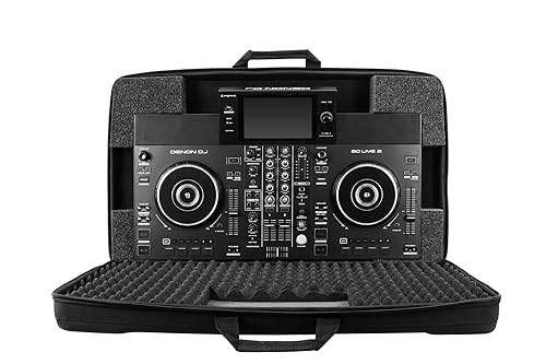 【中古】オデッセイ (ODYSSEY) Denon DJ SC LIVE 2 強化因子EVA働きかける容れもの, 黒いこと, Carry-On 20-Inch, 捉え所のない側面容れもの
