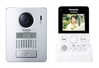 【中古】(非常に良い)パナソニック ワイヤレステレビドアホン VS-SGE20L 配線工事不要 見通し100m ワイヤレス玄関子機・ワイヤレスモニター親機 (約2.7型カラー液晶)｜COCOHOUSE