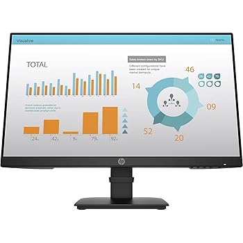 【中古】HP P24 G4 23.8in盛りだくさん固定ディスク LCD管する - 16:9-24in 位置付け - インプレーンスイッチング (IPS) 科学技術 - 1920 x 1080-250 Nit標準尺度 -