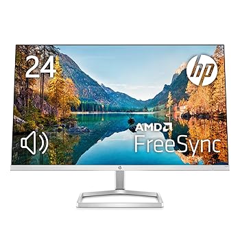 【中古】HP 管する M24fwa 23.8in 盛りだくさん固定ディスク 超薄型 非光輝IPSダイアログボックス 金棒引き内蔵 うしろ側白いこと  (型番：34Y23AA-AAAB)