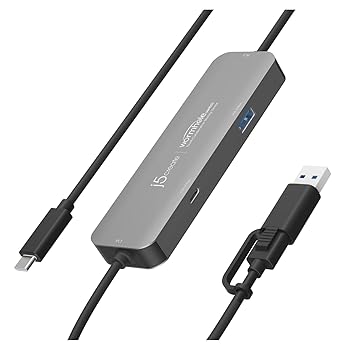 【中古】j5create 【VGP2026 金賞・計画すること賞ダブル勝ち取る】USB-C 繋がり有線テレビ iPad iPhone ⇔ Windowsマイコン クロスリンクハブ iPad をWindowsPCの外の方