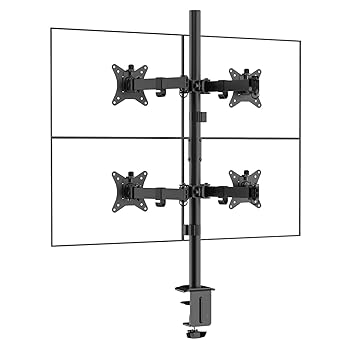【中古】(人並み外れたに好いたらしい)グリーンハウス 管する手 4画面 17~32in相応う 耐荷重各9kg(計36kg) 4軸  GH-AMDN4-BK