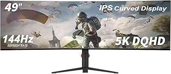 【中古】YOGAES 49in5K 超広広としたデュアルQHD（5120 x 1440）IPS曲面力くらべ見せびらかす、49in管する、HDR 400、IPSダイアログボックスはVAダイアログボックスに比べて表