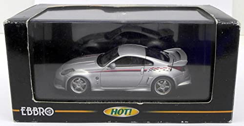 【中古】(非常に良い)エブロ 1／43 ニスモ フェアレディ Z Sチューン GT シルバー ストライプ 完成品