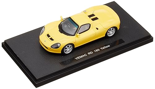 【中古】(非常に良い)エブロ 1／43 ビーマック RD180イエロー (レジンモデル) 完成品