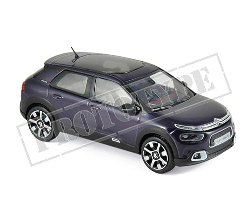 【中古】(未使用品)NOREV／ノレブ シトロエン C4 カクタス 2018 Deep Purple \u0026 White deco NV155477