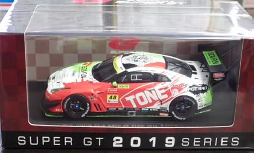 【中古】(未使用品)EBBRO 1／43 植毛GO\u0026FUN GT-R SUPER GT GT300 2019 No.48 完成品