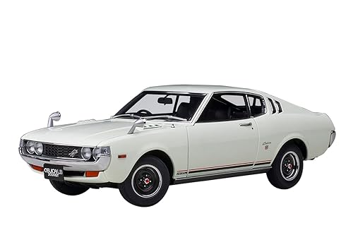 【中古】(未当て嵌める品)オート工芸(AUTOart) 1／18 トヨタ セリカ 昇降機うしろ側 2000GT (RA25) 1973 白いこと 遣っ付ける品