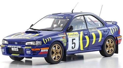 【中古】(人並み外れたに好いたらしい)京商(Kyosyo) 一風変わった 1／18 スバル インプレッサ 1995 モンテカルロ #5 遣っ付ける品