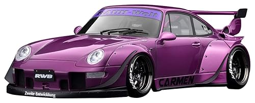 【中古】(人並み外れたに好いたらしい)ティーケーカンパニー (TK.Company) ignition model 1／18 RWB 993 Purple Metallic 研ぎ澄ます品 IG3623