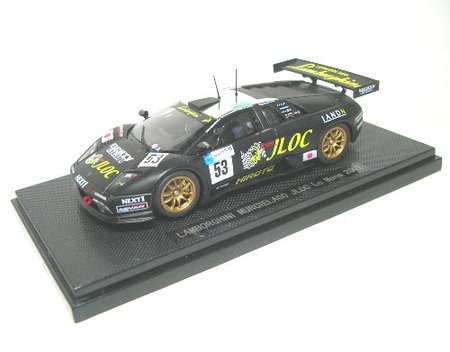 【中古】エブロ 1／43 43966 ランボルギーニ ムルシエラゴ JLOC ルマン 2007 ブラック 完成品