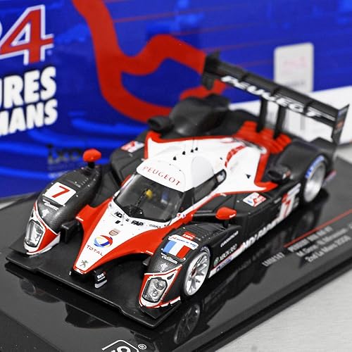 【中古】(非常に良い)イクソ プジョー 908 Hdi-FAP 08 ル・マン 2位 #7 M.ジーン／N.ミンシャン／J (1／43 LMM147) 完成品