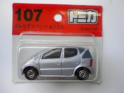 【中古】(非常に良い)トミカ 107 メルセデスベンツ Aクラス シルバー 1／57 ブリスター