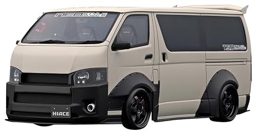 【中古】(人並み外れたに好いたらしい)ティーケーカンパニー (TK.Company) ignition model 1／18 T・S・D WORKS HIACE Matte Sand Beige With Roof Rack 研ぎ澄ます品