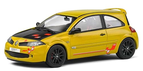 【中古】(未使用品)SOLIDO 1／43 ルノー メガーヌ 2 R26-R (イエロー) 完成品ダイキャストミニカー S4310204