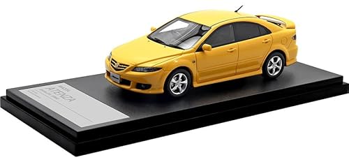 【中古】(未使用品)インターアライド(INTERALLIED) Hi Story 1/43 マツダ アテンザ スポーツ 23S (2000) カナリーイエローマイカ 完成品|COCOHOUSE