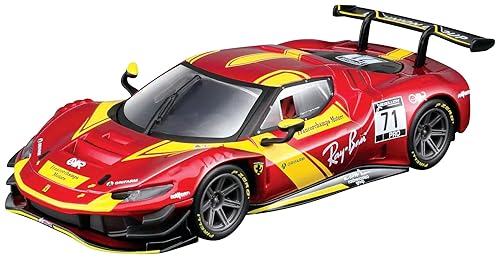 【中古】(非常に良い)BURAGO 1／43 フェラーリ 296 GT3 2023 No.71 完成品