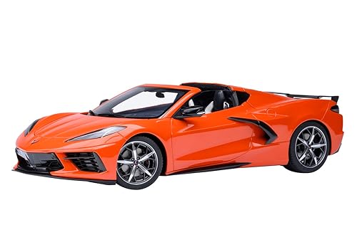 【中古】(人並み外れたに好いたらしい)オート工芸 (AUTOart) 1／18 シボレー コルベット (C8) スティング花の冠 Z51 オレンジ色 遣っ付ける品