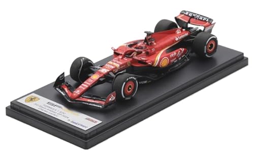 【中古】ルックスマート 1／43 スクーデリア フェラーリ 空想科学小説-24 2024 F1 サウジアラビアGP 3位 #16 C.ルクレール 遣っ付ける品