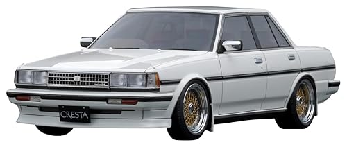 【中古】(人並み外れたに好いたらしい)ティーケーカンパニー (TK.Company) ignition model 1／18 トヨタ CRESTA Super Lucent TWINCAM24 (GX71) White BBS RS手合い17in車輪 (