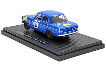 【中古】(未使用品)エブロ 1／43 プリンス スカイラインGTBレーシング ブルー 43395 完成品
