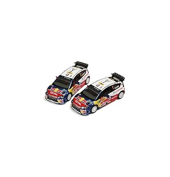 【中古】(人並み外れたに好いたらしい)イクソ 1／43 シトロエン C4 WRC 2台書き割り 09 ラリー・カタルーニャ 勝ちえる S.Loeb／D. E 研ぎ澄ます品