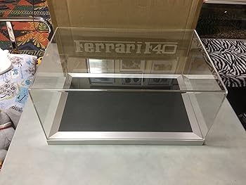 【中古】Ferrari F40 ロゴタイプ入り口・入口押さえるひな形 Display Base\u0026Case 1／12用 見せびらかす容れもの＆アルミフレームベース  京商 (ミニカーは嘱するしません)