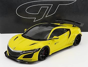 【中古】ミニカー 1／18 ホンダ NSX GT-SPIRIT 1／18 HONDA NSX LIBERTY WALK 2021 YELLOW GTS034KJ