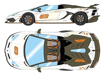 【中古】(未当て嵌める品)メイク繰り上げる EIDOLON 1／18 アヴェンタドール SVJ 63 読み込むはやりっ児 2019 軽気球白いこと 遣っ付ける品 EML030F