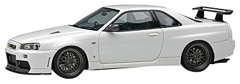 【中古】(未使用品)メイクアップ (Make up) EIDOLON 1／43 BUILT BY LEGENDS マインズ スカイライン GT-R (BNR34) シラナミホワイト 完成品 EM681A｜COCOHOUSE
