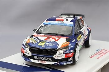 【中古】(非常に良い)IXO MODELS 1／43 シュコダ フェビア RS RALLY2 2024年バルムラリー 2位 #10 S.Wagner 完成品ダイキャストミニカー RAM951