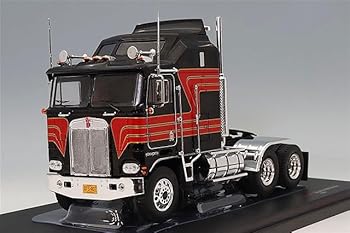 【中古】(未使用品)イクソ 1／43 ケンワース K100 エアロダイン 1976 ブラック