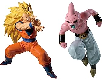 【中古】ドラゴン*ボールZ MATCH MAKERS 超サイヤ人3 孫悟空 VS 魔人ブウ(純粋) 2体セット フィギュア|COCOHOUSE