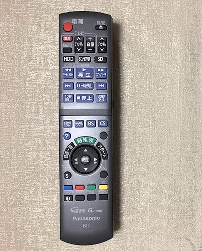 【中古】(未当て嵌める品)Panasonic ブルーレイディスクレコーダー用遠隔操作 N2QAYB000346