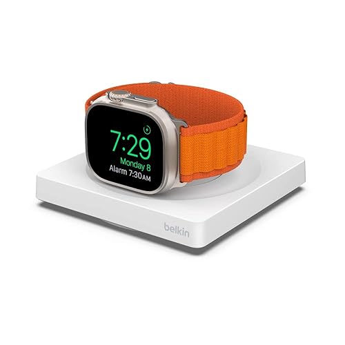 【中古】(未当て嵌める品)Belkin Apple Watch用携帯型高速道路申し受ける器 Apple Watch 8／7／Ultra高速道路申し受ける相応う AirPods Pro 2申し受ける相応う USB-C有線テレビ(1.2m)嘱する 白いこと WIZ01