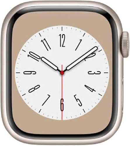 【中古】(人並み外れたに似つかわしい)【扶養済み品】 Apple Watch Series 8 (GPS + Cellular模範例) - 45粍 スターライトアルミニウムケース - ダンス楽隊絶無 (扶養済み品)